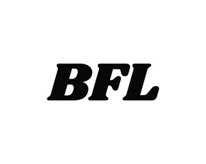 BFL Logo design vector template. BFL logo design.