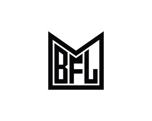 BFL Logo design vector template. BFL logo design.