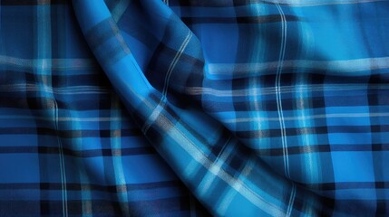 winter blue plaid background