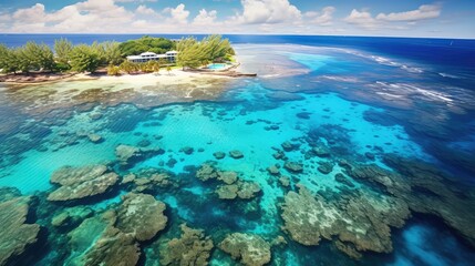 Turquoise Cayman Islands Map