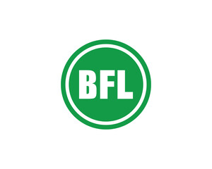 BFL Logo design vector template. BFL logo design.