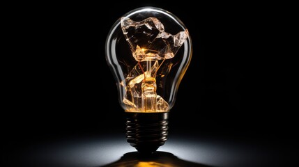 dark broken glass black background