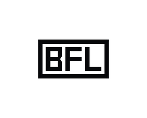 BFL Logo design vector template. BFL logo design.