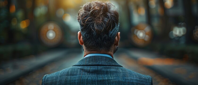 Business consultant advising on hierarchy structuring via holographic display, [Hierarchy Strategizing], [expert organizational planning]