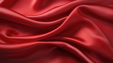 Obraz premium texture red silk background