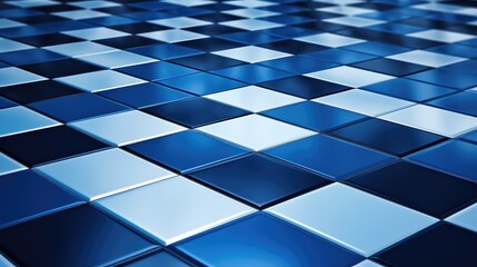 design checkerboard blue