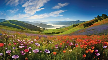 Fototapeta premium wildflowers 2021 green