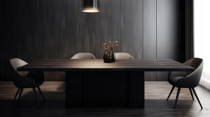 polished dark grey wood texture