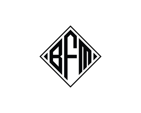 BFM logo design vector template. BFM logo design.