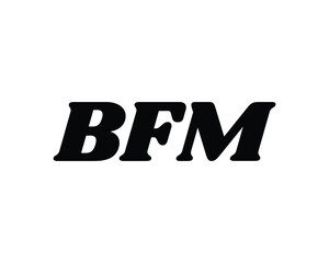 BFM logo design vector template. BFM logo design.