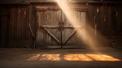 handle barn door background