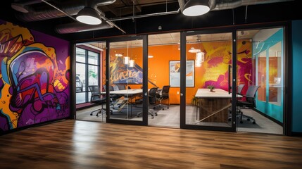 glass business doors open