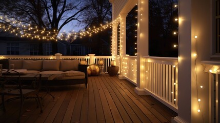 outdoor gold string lights