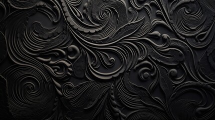 patterns textured black background