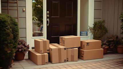 es box at door