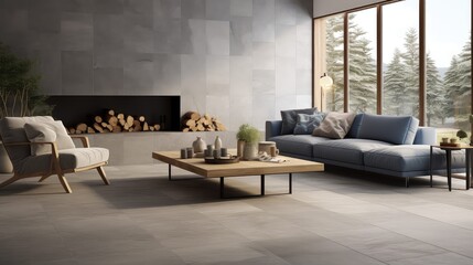 finish gray tile