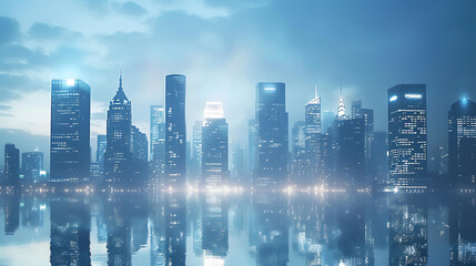 Fototapeta premium future city