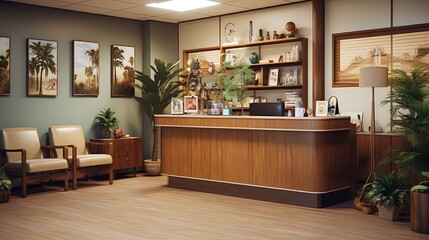 Fototapeta premium appointment doctors office front desk