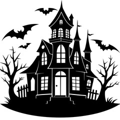 HAUNTED HOUSE SVG , Halloween Bundle Svg, Haunted House Svg Bundle, Haunted House Clipart, Haunted House Svg Cut Files for Cricut