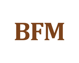 BFM logo design vector template. BFM logo design.