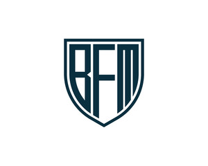 BFM logo design vector template. BFM logo design.