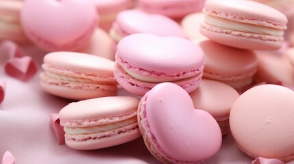 Obraz premium pink pastel hearts