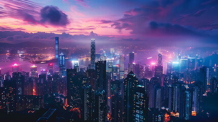 Fototapeta premium future city