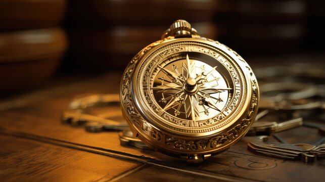 photo compass gold