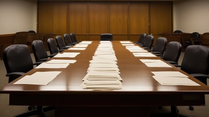 contract bargaining table