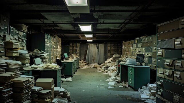 cabinets office basement