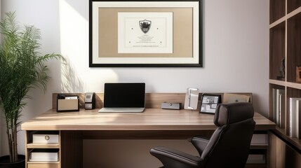 expertise certificate on wall