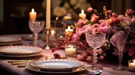 Naklejka premium candles organized table