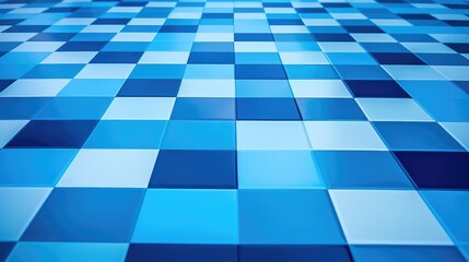 classic checkerboard blue