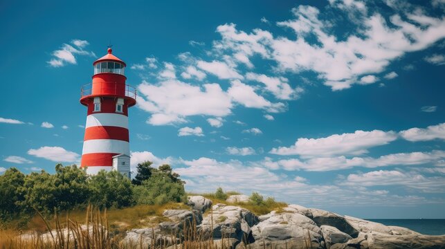 classic red and white stripes