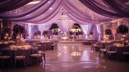 drapes purple event
