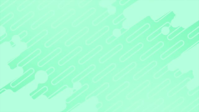 Turquoise color simple and elegant geometrical shapes diagonal moving loop able futuristic background