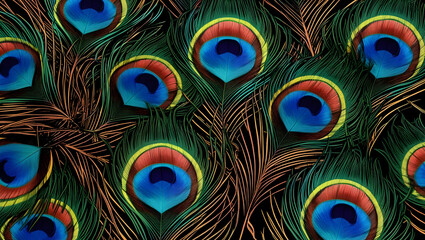 peacock feather background