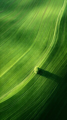 Green earth-themed illustrations and backgrounds featuring trees, bird's eye views, and natural elements for a refreshing and serene wallpaper experience.