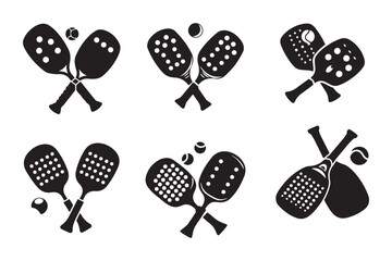 Silhouette_of_two_pickleball_paddle_with_ball