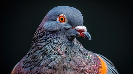 close up of a bird