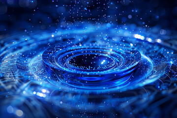 Abstract background, sparkling water splash