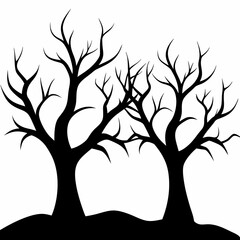 Scary Trees SVG Bundle, Halloween SVG, Spooky Trees Svg, Halloween Decor, DIY Halloween Decor, Halloween Trees Svg,