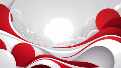 red white artistic and futuristic abstract background.