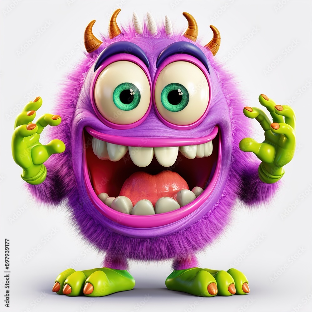 Canvas Prints cartoon monster