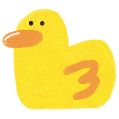 yellow draw duck