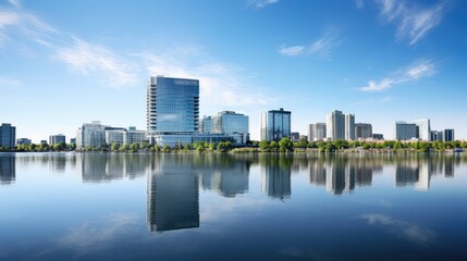 Fototapeta premium architecture cities office buildings