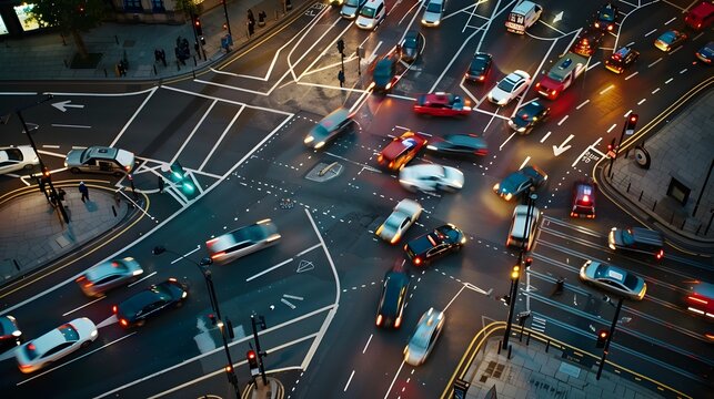 Chaotic Traffic Intersection with Signal Failure at Night