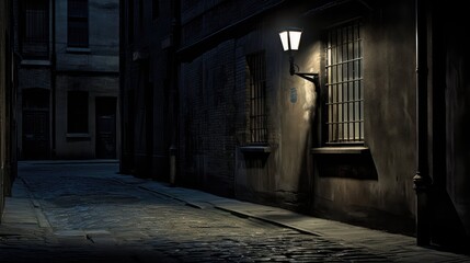 Obraz premium mystery light in the dark