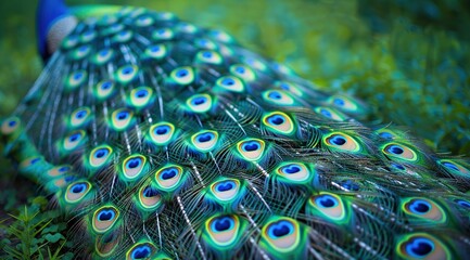 Obraz premium peacock with feathers
