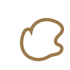 Neutral abstract shapes outlines vectors decorative 